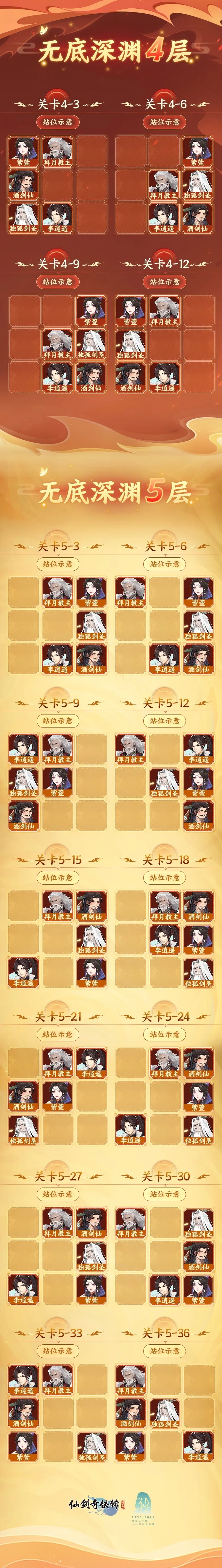 仙剑奇侠传之新的开始无底深渊4层5层通关攻略大全